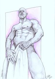 Rule 34 - Covering Crotch Daddy Daddy Kink Gay Gay Male Hand Drawn  Multiflyer 2020 Muscles Muscular Muscular Male Naked Pencil (artwork)  Pencil Sketch Sketch Sketches By Adab Towel Only | 8792002