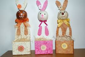 Lapins De Paques Avec Une Brique De Lait Recyclage Et Cie Brique De Lait Lapin De Paques Craft
