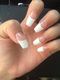Collection by mikas nail designs. Nails Coffin White Tip Nailstip