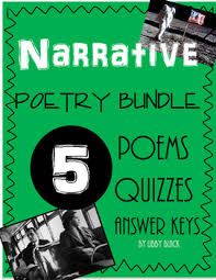 Narrative Poetry Bundleare You Looking For Poems With A Story And Plot But Also Engaging For Your Students Ther Narrative Poetry Poetry Terms Narrative Poem