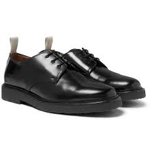 common projects cadet leather derby shoes men black 革靴