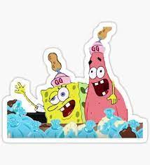 Original Spongebob Doodlebob Sticker By Lasercatz Hydroflask Stickers Bubble Stickers Tumblr Stickers