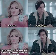 Way To Put That Out There Mama Copper Riverdale Funny Riverdale Memes Bughead Riverdale