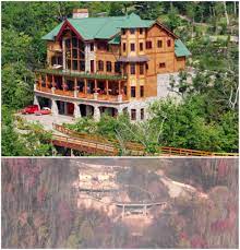 It would end up being the most destructive fire in. Before After Of Bolze Mansion 935 Campbell Lead Rd In Gatlinburg Next To Lodge At Buckberry Totally Gatlinburg Fire Gatlinburg Getaway Gatlinburg Tennessee