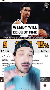 Wemby Summer League Stats