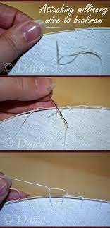 How To Wire Buckram For Millinery Sewing Hats Millinery Hats Millinery
