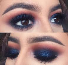 Dark Blue Smokey Eye Blue Eyeshadow Makeup Blue Makeup Eyeshadow Makeup