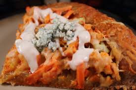 Buffalo Chicken Wing Pizza Supper Plate Delicious Dinners On A Budget Big Game Menu Recipe Super Bowl Pizza Chicken Wings Buffalo Chicken