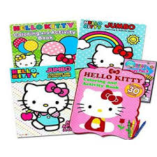 Explore the supercute world of sanrio, home to hello kitty, my melody, kuromi, aggretsuko, gudetama, and more! Bendon Inc Hello Kitty Coloring Activity Book Super Set 5 Hello Kitty Coloring Books Crayons Over 350 Hello Kitty Stickers And
