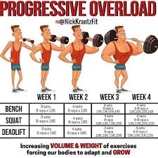 Progressive Overload By Nickkrantzfit In Order For A Muscle To Grow Strength To Be Gained Performa Effective Workout Routines Weight Training Fitness Training