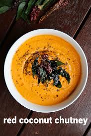 Red Coconut Chutney Recipe Red Chilli Coconut Chutney Idli Red Chutney Recipe Chutney Recipes Indian Food Recipes Vegetarian Red Chutney Recipe