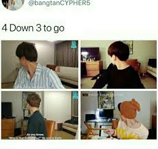 Fam I Missed Something What S Happening Just Trying To Get Them To Look Behind Them On Vlive Bts Boys Bts Billboard Bts Funny