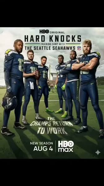 Had the @shannonsharpe84 impression ready to go 🤣 Hard Knocks: Training Camp with the @Seahawks premieres Aug 4 on @hbomax