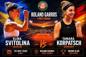 Svitolina vs. Korpatsch: Where to watch the Roland Garros tennis match live and on-demand.