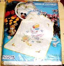 Paragon Disney Dumbo Stamped Cross Stitch Baby Quilt Kit Vintage 1982 Elephant Baby Quilt Kit Baby Quilts Cross Stitch Baby
