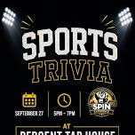 Sports Themed Trivia at Percent Tap House