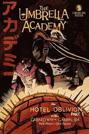 The titular team of the umbrella academy is described as a dysfunctional family of superheroes. The Umbrella Academy Hotel Oblivion 1 Exclusive Retailer Variant Cover By Francesco Francavilla Limited T Dark Horse Comics Graphic Novel Cover Retro Poster
