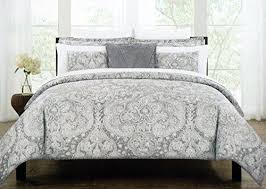 6% coupon applied at checkout. Amazon Com Tahari Bedding 3 Piece King Duvet Cover Set Paisley Medallion Pattern In Shades Of Gray And Tan W Tahari Bedding Duvet Cover Sets Paisley Bedding