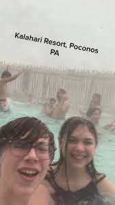 Hot Tub in a Blizzard at Kalahari Resort in Poconos PA