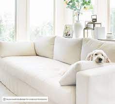 These comfortable sofas & couches will complete your living room decor. York Square Arm Deep Seat Fabric Sofa Pottery Barn