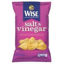 Wise Salt Vinegar Potato Chips Potato Chips Snacks Chips