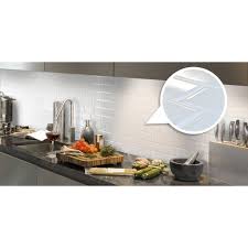 Tout savoir sur le carrelage adhésif (guides, test, bons plans,…). Carrelage Adhesif Mural 3d Smart Tiles Metro Blanc X6