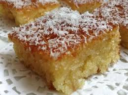 Basboussa A La Noix De Coco Recette Basboussa Recette Noix De Coco Basboussa