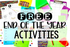 They use the four boxes on. Free End Of The Year Activities For 4th And 5th Grade