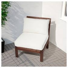 Applaro One Seat Section Outdoor Brown Stained Brown Ikea Wooden Outdoor Furniture Ikea Applaro Ikea