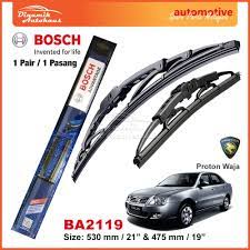 Wiper juga komponen yang rutin setiap enam bulan sekali harus diganti atau istilahnya fast moving. Proton Waja Car Windshield Wiper Blade 21 19 Bosch Advantage Ba2119 Shopee Malaysia