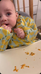 Inicio de la alimentación complementaria , (Parte 1), Este bomboncito es  Manu, mi sobrino del ♥️. Tiene 6 meses y está iniciando su alimentación  complementaria., ¿Qué tienen que hacer los bebés en la ...