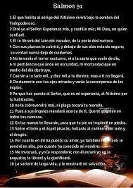 El que habita al abrigo del altísimo, morará bajo la sombra del omnipotente. Oracion Salmo 91 Salmo 91 Salmos Salmo 91 Biblia Catolica