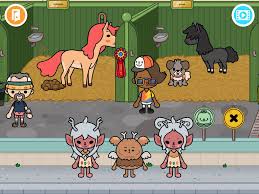 Toca Life Stable Dockskapsapp Med Tema Hastar