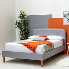 Check spelling or type a new query. Modern Upholstered Grey Bed Single Double King Sizes Mattress Options Ebay