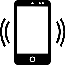Mobile phone in hand icon. Text Clipart Mobile Phone 5 Clip Art Cell Icon Png Transparent Png Full Size Clipart 161423 Pinclipart