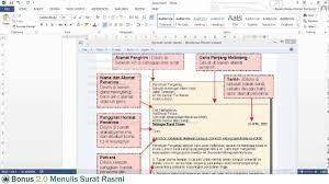 Sekian penjelasan dari saya tentang bagaimana cara membuat surat menggunakan fasilitas template di microsoft word semoga bermanfaat. Kursus Word 2013 Menulis Surat Rasmi Youtube