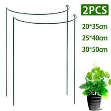From domed, obelisk and hoop to spiral and flared, they help plants grow beautifully. 2 X Plant Support Stake Metal Garden Green Grow Half Round Frame Steel 50 Cm Uk Ebay