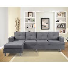 Check spelling or type a new query. Latitude Run Sectional Sofa Set For Living Room With L Shape Chaise Lounge Left Or Right Hand Chaise Modern Grey Wayfair