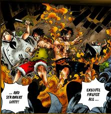 Luffy and his crew manages to run away from smoker and they meet ace in their ship. One Piece Ace And Luffy 2 By Carnival2000 On Deviantart