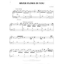 View, download and print in pdf or midi sheet music for river flows in you by yiruma River Flows In You Notenbuch De
