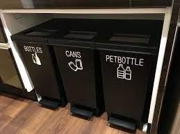 貼ってお洒落に ゴミ分別ステッカーシール 収納 アイデア 掃除グッズ 収納 便利