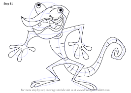 Tuff puppy dundley wrong spelling. Learn How To Draw The Chameleon From T U F F Puppy T U F F Puppy Step By Step Drawing Tutorials