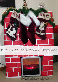 Christmas just wouldn't be the same if there was no place to hang those precious stockings! Diy Faux Fireplace For Christmas All In A Days Workall In A Days Work