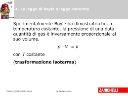 Per risolvere il problema, ammesso che il gas in questione si comporti come un gas ideale, è sufficiente conoscere la legge di boyle: Le Idee Della Chimica Seconda Edizione Ppt Scaricare