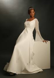 Celtic Long Sleeve Bridal Gown Celtic Wedding Dress Irish Wedding Dresses