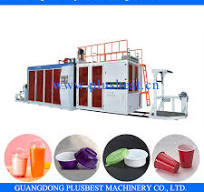 Automatic Tilting-Mold Cup Thermoforming Machine for Coffee Cup