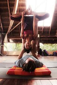Obsessed With Acroyoga Partner Yoga Find More Like This At Gympins Com Train Together Love Together Yoga Together Partner Yoga Yoga Yoga Asanas