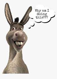 Shrek Donkey Freetoedit Meme Funny Donkey From Shrek Head Hd Png Download Kindpng