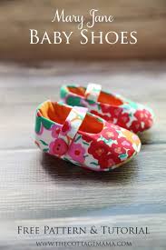 Do you love to make a first baby booties for your friend or family whose expecting a baby? Mary Jane Baby Shoes Pattern The Cottage Mama