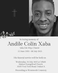 RIP to the man I knew as Colin Lin May. One of my longest hardcore fans in  South Africa who passed away tragically last week. So many messages back  and forth with